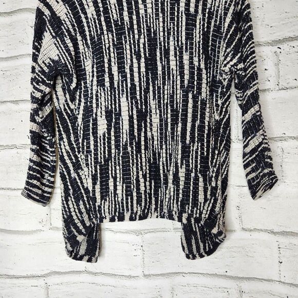 Nic+Zoe Blue Gray Open Front Knit Cardigan Sweater Women PP Size 2P Cotton Rayon - Picture 12 of 12